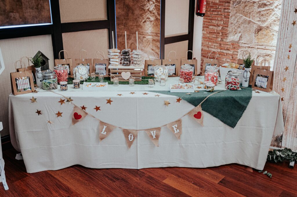 mesa de dulces para boda